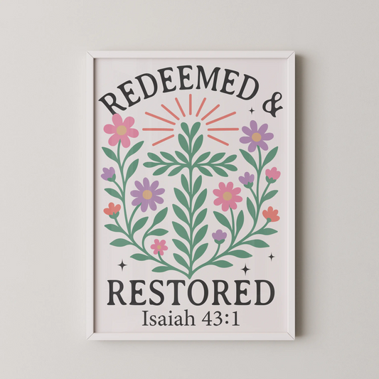 A modern floral arrangement wall art with pastel hues and sunlight rays.