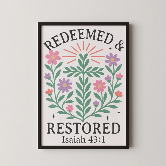 A modern floral arrangement wall art with pastel hues and sunlight rays.